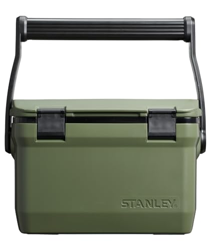 Image of Stanley Adventure Outdoor Cooler 7 qt | Heavy Duty Outdoor Camping Cooler with Easy Carry Top Handle | BPA-Free | Dried Pine