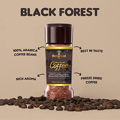Image of Botanical sage- Black forest instant coffee | 100% Arabica freeze dried | Flavored coffee | 100g