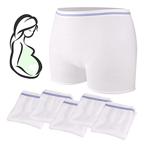 Mesh underwear postpartum 5 count disposable hospital underwear m…