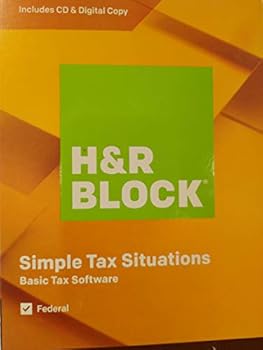 CD-ROM 2019 H&R Block Basic Tax Return Software- Tax Year 2019 ONLY Book