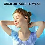 occiam Sport Wireless Earbuds Bluetooth Headphones 80hrs Playtime Deep Bass Ear Buds with Earhook Noise Cancelling Mic Waterproof Earphones for Workout Running Black - Image 4