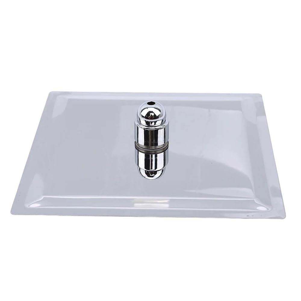 Cabezal de ducha de lluvia ultrafino de acero inoxidable de 10/8/6 pulgadas, cabezales de ducha de lluvia cuadrados y redondos para spa de lujo, fácil instalación y actualización moderna de baño