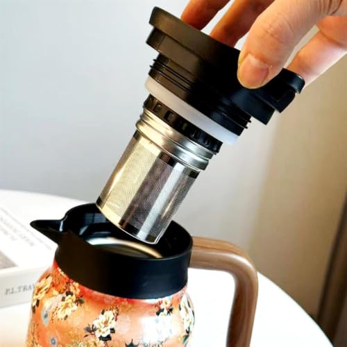 Jarras térmicas para té y café de 33.8 onzas con dispensador de bebidas e infusor de acero 3
