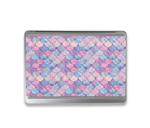 Image of MightySkins Carbon Fiber Skin Compatible with Microsoft Surface Laptop Studio 2 (2023) Full Wrap Kit - Mermaid Scales | Protective Durable Textured Carbon Fiber Finish | Made in The USA