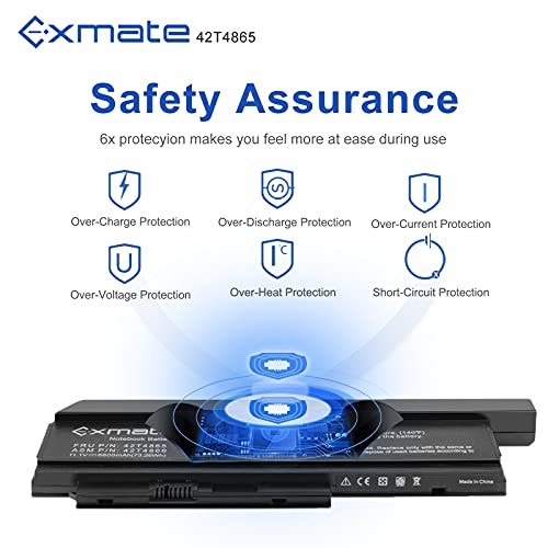 Exmate 11.1V 6600mAh 9 cellula 42T4865 42T4866