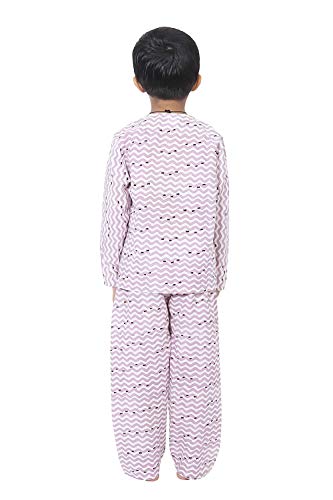 Image of Cotton Night Suit for Boys & Girls | Pajama Sets | Baby Top & Pant | Kids Dress | Printed Night Dress | Sleepwear Suit | P-3