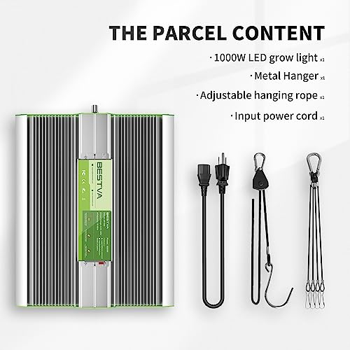 Bestva 2023 Upgraded Bp1000 Led Grow Light With High Yield Diodes & Dimmable Full Spectrum Plant Light For Indoor Plants Seedling Veg And Bloom Grow Lamp For Grow Tent #TOP2