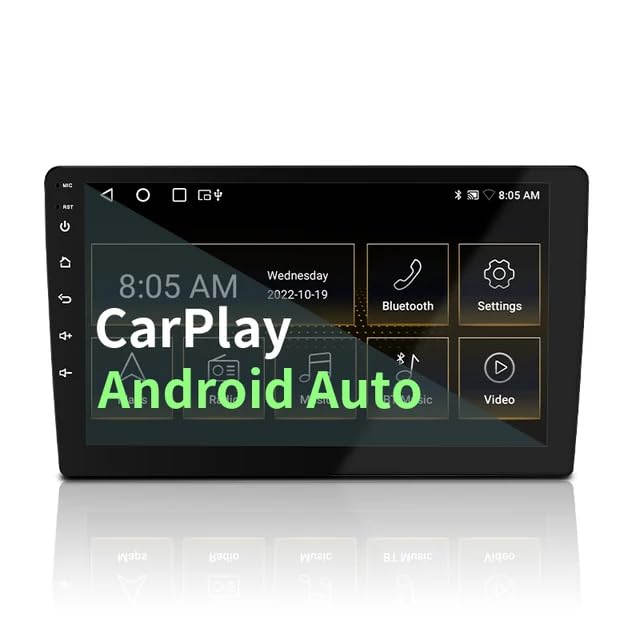 Android 9 Inch Carplay Stereo, 4GB RAM, 64GB Storage, Wireless ...