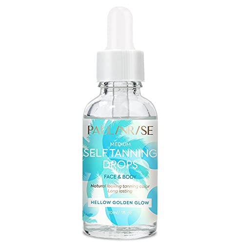Self Tanning Drops - Color Correcting Self Tan Drops for Gradual Glow, Vegan and Cruelty Free, 1.01 Fl Oz