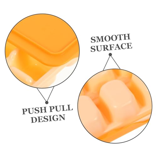 Molde de Hielo Naranja Reutilizable 2 Piezas miniatura 4