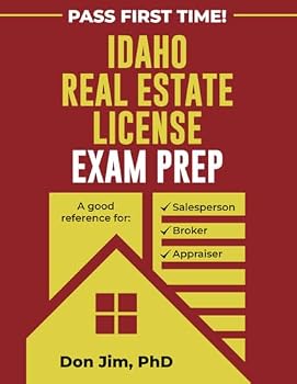 Paperback IDAHO REAL ESTATE LICENSE EXAM PREP Book