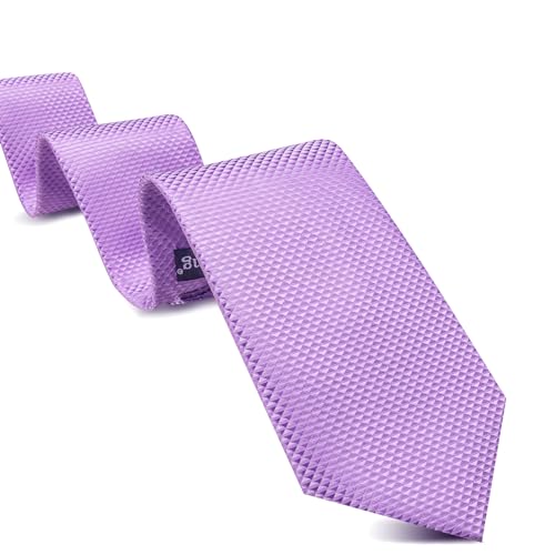 Image of Barry.Wang Classic Mens Ties Silk Necktie Pocket Square Cufflinks Set Woven Designer Wedding Business