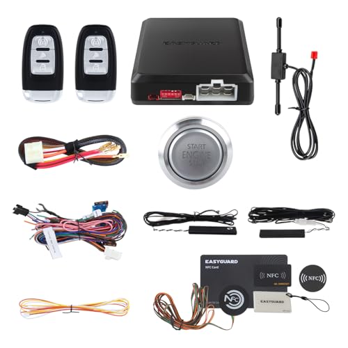 EASYGUARD auto Alarm PKE Passive keyless Entry Remote Starter keyless go Proximity Locking Unlocking EC002-P3
