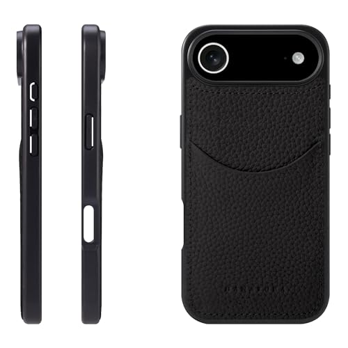 HANATORA for iPhone 17Air �P�[�X �{�v �ϏՌ� �X�}�z�P�[�X �X�}�z �R�[�h�z���_�[ �t�� �V�������N�J�[�t���U�[ �M�t�g �}�O�l�b�g�Ȃ� �u���b�N CPG-17Air-Black