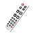 A-TV2 Universal TV Remote Control Large Button Controller Compatible with Vizio Panasonic Sanyo Samsung Toshiba Hisense Sony Philips Haier LG Sansui Sylvania Element Polaroid Emerson Dynex Insignia TV