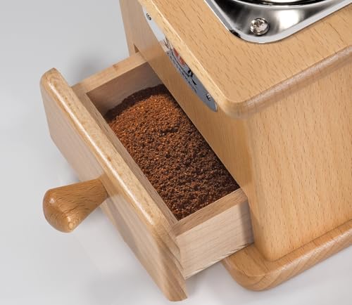 Handkaffeemühle Zassenhaus Brasilia 0000040166 aus Edelstahl und Buche