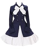 Kawaii-Story JL-654 Dunkel-Blau Vintage Jacke Blazer & Rock Gothic Lolita Kostüm Cosplay (Gr. XL)