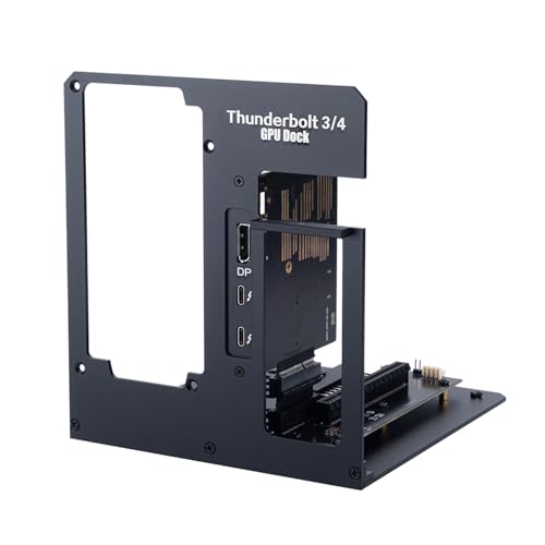 VIKINYEE eGPU Enclosure Supports Thunderbolt 3/4 USB4, Compatible with NVIDIA AMD Graphics Card GPU and PCIe Cards, Support PD 85W Charging, ATX PSU (VK-Y960)