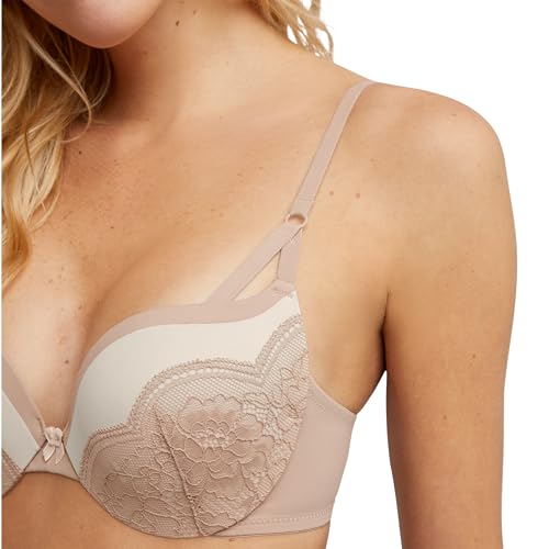 Image of Maidenform Women's Push-Up Bra, Love The Lift Lace Demi Push-Up Bras for Women, Smoothing, Underwire, Convertible Straps