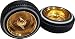 Deep Dish Gold Spoke Rims w/Knock Offs & Dunlop Rubber Tires (4) 1/24-1/25 Pegasus