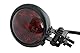 Motorrad LED Stop Rücklicht - Homologated - Glänzend Schwarz mit Rot Gläser für Cafe Racer, Scrambler, Maßgefertigt Projekt