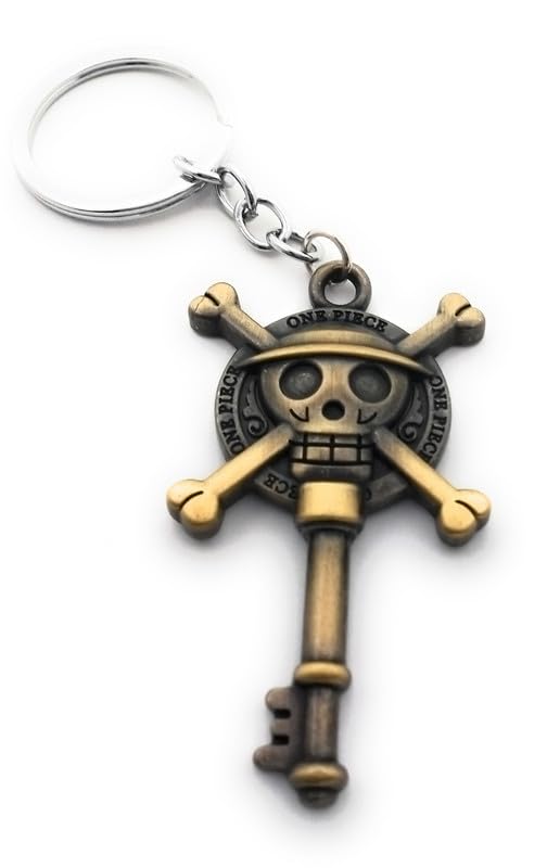 High Choice Ghost skull Skeleton in Key shape metal Keychain and Keyring for Home Office Car Bike Men Boys Girls Women (Bronze)