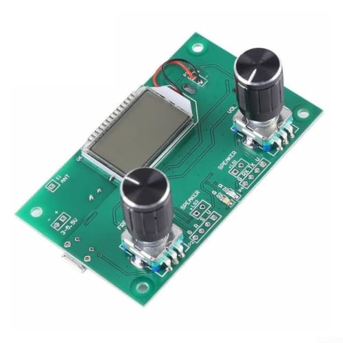 Receptor de radio digital FM con pantalla LCD, portátil para sintonizador de onda corta dsp para transmisión en campus, control de volumen de 30 niveles, salida de altavoz y auriculares, radio de