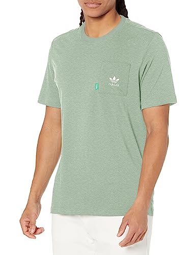 adidas Originals Men's Essentials+ T-Shirt, Silver Green, S