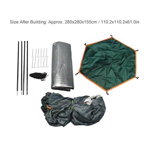 Carpa automática tipo pop up hexagonal para camping miniatura 4