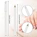 8 Pieces White Pencil Under Nail 2-in-1 Nail Whitening Pencils French White manicure Pencils with Cuticle Pusher for DIY French Art Manicure Supplies