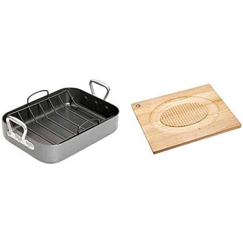 MasterClass Teflon Non Stick Roasting Tin with Rack, Carbon Steel thumbnail