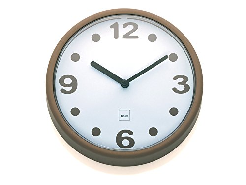 Preisvergleich Produktbild Kela Bad-Wanduhr Genua taupe, 22509