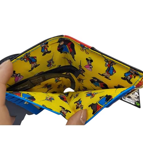 Loungefly Disney The Three Musketeers Pete Villain Cosplay Faux Leather Flap Wallet4