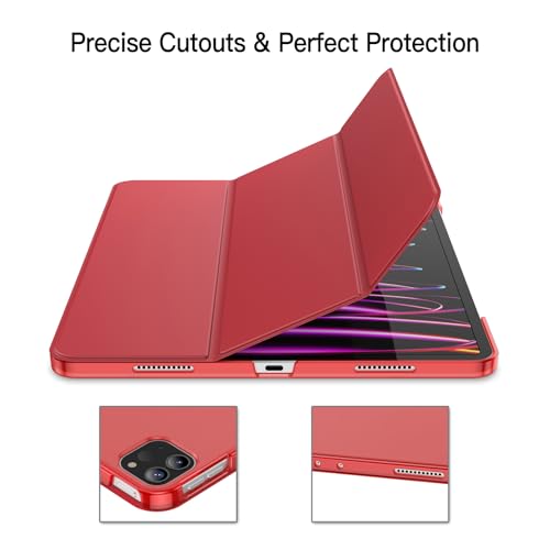 Image of JETech Case for iPad Pro 12.9 inch 6th /5th Gen (2022 /2021), Red