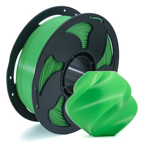 Image of Green PLA Basic 1.75mm 1kg Spool 600mm /s High Speed 3D Printer Filament FDM | Toughness enhanced Neatly wound Smooth finish Low warping No tangle Fast 1kg spool 2.2lbs AMS compatible Bambu Creality