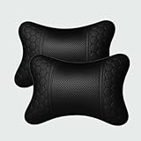 AdroitZ Pack of 2 Car Neck Rest Pillows – Ergonomic Headrest Cushions |Firm Neck & Head Support Comfortable Long Drives, Reduces Pain & Fatigue, Stylish Car Seat Accessories for All Cars, Upgrade 2026