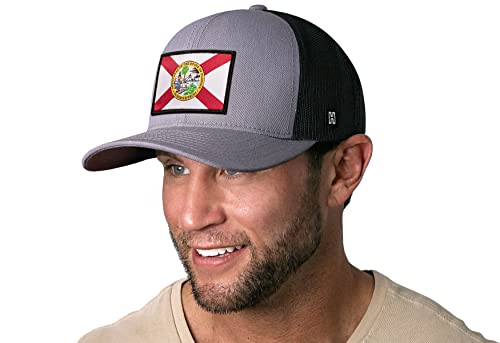 Image of HAKA State Flag Series Trucker Hat for Men & Women, Adjustable Baseball Hat, Golf Hat Snapback