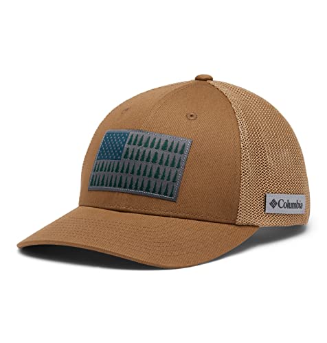 Image of Columbia Unisex PFG Fish Flag Mesh Ball Cap