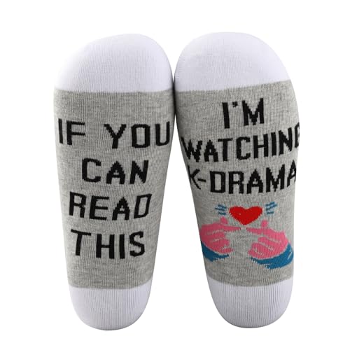 G2TUP k Drama Socks Korean Drama Lover Gifts Korean Finger Love Symbol Socks Korean Drama Gifts k-Drama Mama Socks (READ THIS)