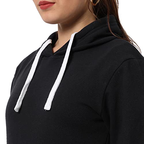 Image of Campus Sutra Women cotton Premium Zipper Hoodie-Grey