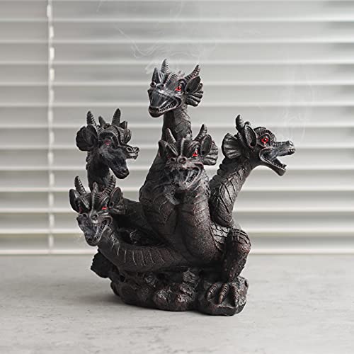 Hosley 8.5 Inch High Resin Dragon Decor Statue/Incense Cone Burner Smoking Dragon Holder. Ideal For Spa And Aromatherapy Suggested For Use With Hosley Brand Incense Cones.. P1 #TOP2