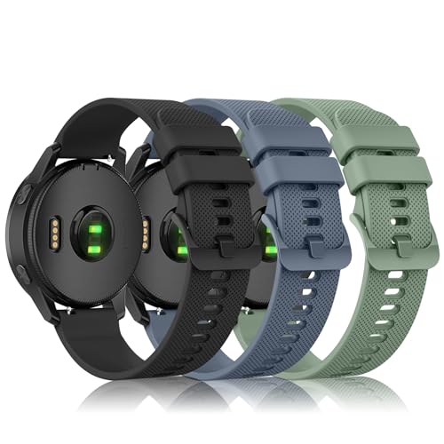 Correas deportivas de silicona para Garmin, pack 3