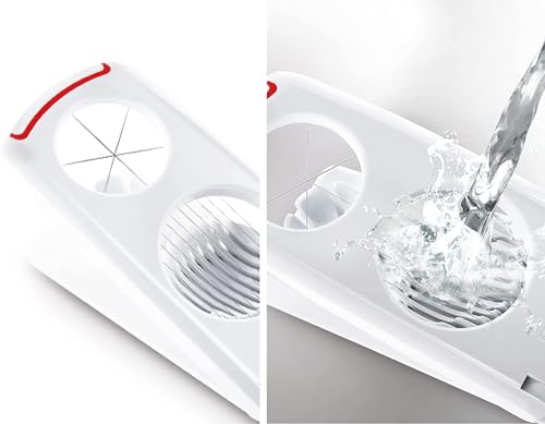 Leifheit Combi Egg Cutter - 3 in 1 Slicer and Wedger With Stainless Steel Cutters for Eggs, Potatoes, and Kiwis - Image 4