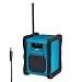 Produktbild MEDION P66098 DAB+ Baustellenradio mit Bluetooth Funktion, USB, AUX, Kopfhöreranschluss, PLL UKW, RDS, integrierter Akku Blau