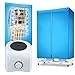 2000W Asciugatrice per Vestiti Portatile, Pieghevole Automatico Asciugatrice Riscaldatore con Telecomando, Asciuga Biancheria ad Aria Calda, 45 * 100 * 150cm, Blu
