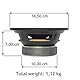 1 WOOFER MASTER AUDIO CW650/8 Lautsprecher 16,50 cm 165 mm 6,5 mit 60 watt rms und 120 watt max impedanz 8 ohm empfindlichkeit 90 db Hause, 1 stück