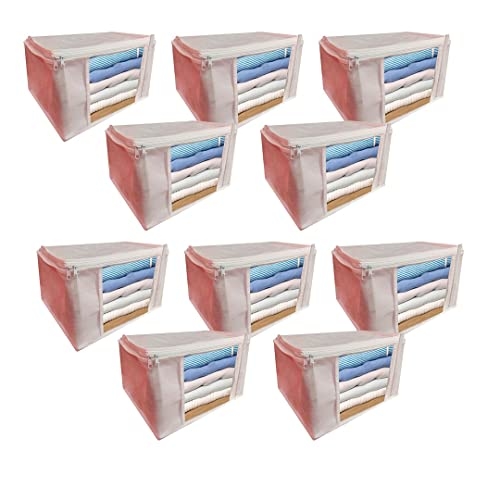 kit 10 Organizador Multiuso TNT (P) 20x34x34cm (Branco)