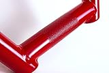 Eastern Bikes 100% Chromoly & Heat Treated, Lightweight 4-Pc BMX Handlebars (Gloss Red, 9.25") - Image 3