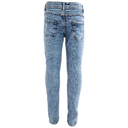 Girls Stretchy Denim Ripped Faded Jeans Tie Dye Stylish Jeggings Skinny Pants Age 5-14Years3