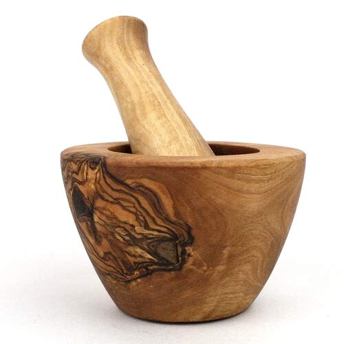 Amazon.co.jp: オリーブウッド 木製 すり鉢 モルタイオ 乳鉢